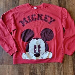 Vintage 90s Y2K Mickey Mouse Crewneck Sweatshirt